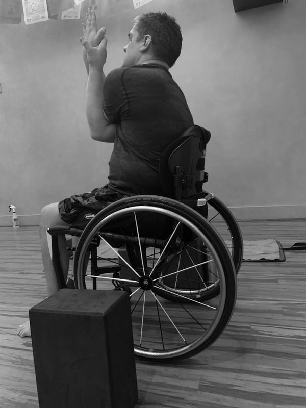 adaptive yoga, wheelchair yoga